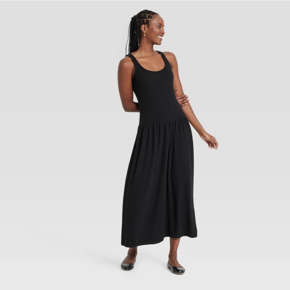 Universal Thread NWT Drop Waist Knit Midi Slip Dress size S